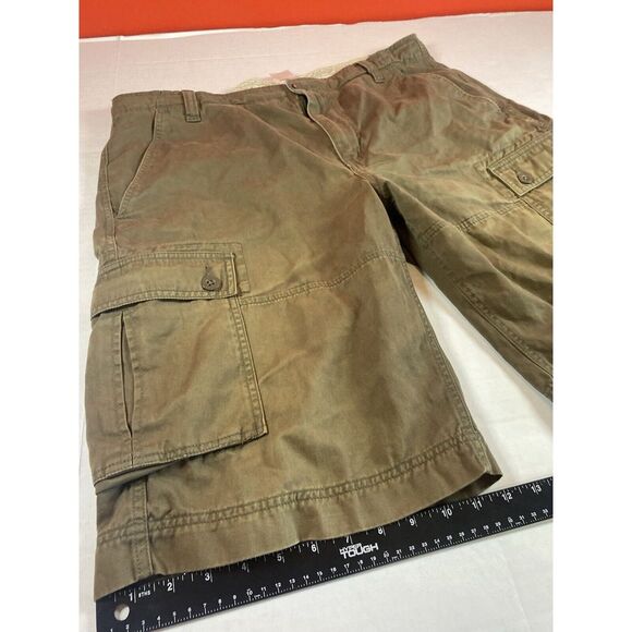 The North Face Cargo Shorts Mens 36 x 11 Green Outdoor Adventure Travel Hiking - Picture 16 of 16